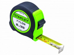 STANLEY Hi-Viz Tylon Tape 8m (26ft) £7.49